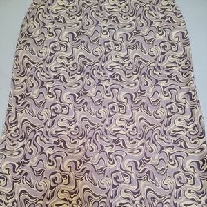 Soft rayon blend fitted skirt